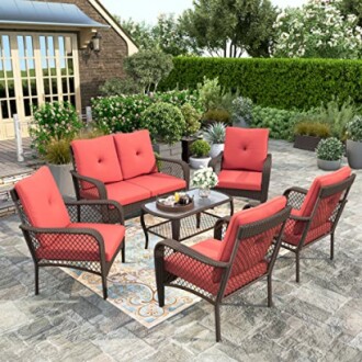 HERA'S HOUSE 6 Pieces Wicker Patio Furniture Set - Review & Buyer's Guide