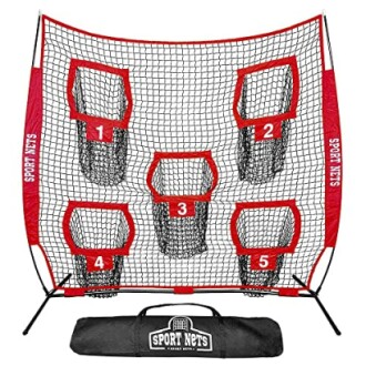 Improve Your Quarterback Skills with Heavy Duty 7x7 Football Throwing Net